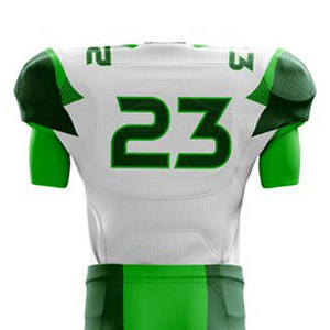 Uniforme de Fútbol Americano de Alto Rendimiento, Transpirable, 100% Poliéster, Tejido de Secado Rápido, Impresión por Transferencia de Calor, Colores Personalizados, OEM - Product Image 5