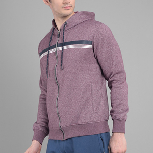 2026 Hot Sale High Quality Winter Full <b>Zip</b> <b>up</b> Hoodie for <b>Men</b>-Streetwear Style Long Sleeve 100% Cotton <b>Fleece</b> Breathable - Product Image 3