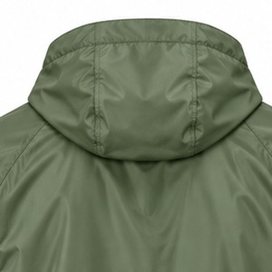 Windbreaker <b>Jacket</b> for <b>Men</b> Water Resistant <b>Lightweight</b> Outdoor Sports Full Zip Hooded Activewear OEM ODM Custom OEM Manufacturer - Product Image 6