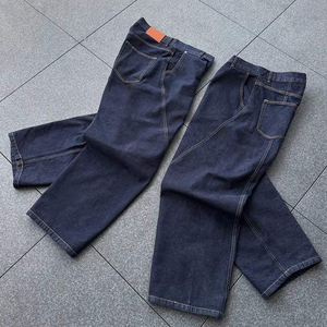 Pantalones Anchos Rectos de Alta Calidad, Jeans Retro Lavados, Estilo Hip-hop Americano Vintage, Jeans Holgados para Mujer - Product Image 2