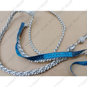 Aiguillettes d'uniforme en fil métallique de luxe, couleur unie, tressées, finition enduite, avec logo personnalisé, fermeture auto-agrippante, vente en gros d'usine - Product Image 4