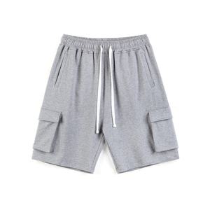 2026 Latest Fashion High Quality Mens Compression Shorts Men's Cargo Shorts Elastic Waist Streetwear Casual Cotton Sweat Shorts - Product Image 5