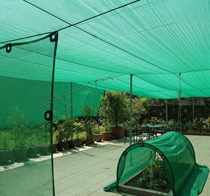 Malla de sombreo verde de 5 mm x 5 mm, 150 g/m², película bloqueadora solar para protección de plantas de jardín, cubierta exterior - Product Image 5