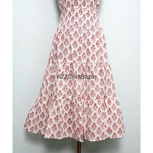 Hot Sale Tropical Floral 100% Cotton Maxi <b>Dress</b> for Women <b>Boho</b> Halter Neck Formal Party Autumn <b>Summer</b> Beachwear Resort Holiday - Product Image 2