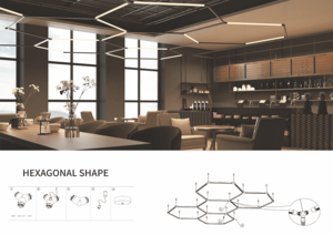 Lampu Sorot Linear Gantung <span class=keywords><strong>LED</strong></span> COB Aluminium Modern dengan Rak Dinding Magnetik untuk Hotel, Ruang Tamu, Kamar Tidur, IP20 - Product Image 3