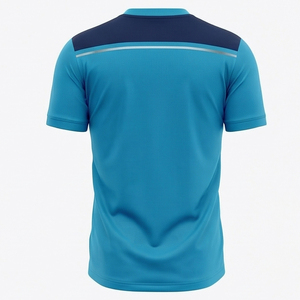 Conjunto de entrenamiento de camiseta y pantalones cortos de fútbol personalizados, uniforme de fútbol transpirable, ropa deportiva para gimnasio y fitness, MALUZA INDUSTRIES - Product Image 3