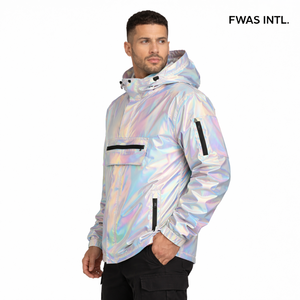 Wholesale Customizable Waterproof Windbreaker Jacket <b>for</b> Men Lightweight & Breathable B2B men's jackets Y2K Style Jackets - Product Image 4