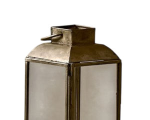 Faroles de Metal y Vidrio con Acabado Antiguo en Latón, de Acero Inoxidable, para Decoración del Hogar y Exteriores, Personalizables, Gran Venta - Product Image 2