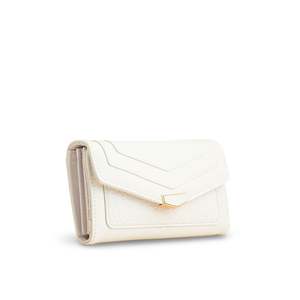 กระเป๋าสตางค์ผู้หญิงลำลองสีขาว P70980 - Product Image 2