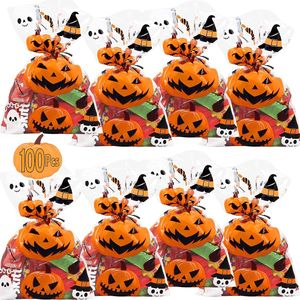 Sacchetti Trasparenti per Dolcetti di Halloween, 100 Pezzi, 6 X 9 Pollici, 2,5 Mil, Cristallini - Product Image 1