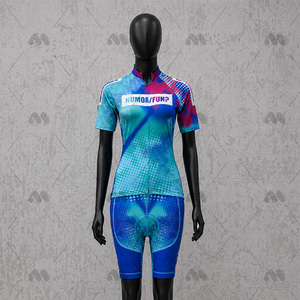 Conjunto de Jersey y Culotte de Ciclismo Unisex Personalizado, Transpirable, con Estampado por Transferencia de Calor, Uniforme Deportivo para Equipo - Product Image 3