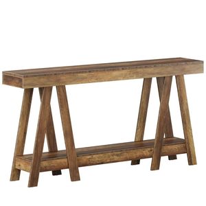 Tavolino Consolle a Due Livelli per Divano, Ingresso o Corridoio - Product Image 5