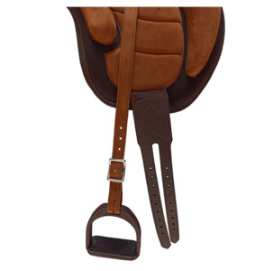 Freemax - Juego de Silla de Montar Inglesa sin Arzón, Color Marrón Bronceado, Ligera, Flexible, para Entrenamiento de Equitación, con Cincha Ajustable - Product Image 5