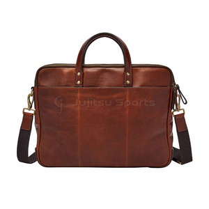 Reasonable Price Custom Made Large Lightweight Eco-Friendly Durable Genuine <b>Leather</b> <b>Laptop</b> <b>Bag</b> New Stock Outdoor Use Windproof - Product Image 2