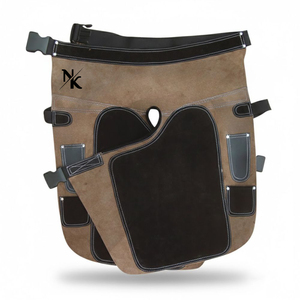 Delantal de Herrador de Cuero Genuino de Alta Calidad, Profesional, de Lujo, Moderno y Personalizable, Pantalones de Herrero Resistentes, Producto para Mascotas - Product Image 1