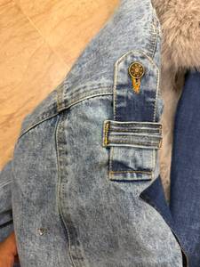 Wholesale Fashionable Customized Breathable Oversized Light Washed Breathable Long Sleeve <b>Cropped</b> Jeans <b>Denim</b> high quality - Product Image 5