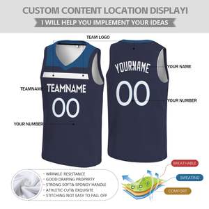 Maillot de basket-ball léger personnalisé par sublimation, en polyester durable, pour les équipes de basket-ball des jeunes et des hommes, activités sportives - Product Image 4