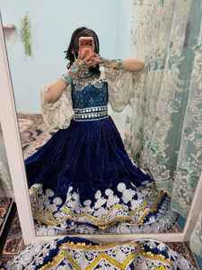 Vestido afgano Kuchi elegante de manga larga, cuello alto y silueta recta, estilo afgano de moda, para fiestas formales, para mujer. - Product Image 3