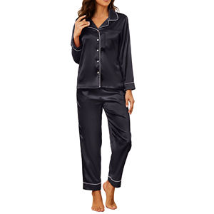 Pijama de Verano para Mujer, de Seda/Algodón, Cintura Elástica, Suave y Ligero - Product Image 4