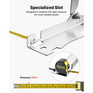 2pcs Stainless Steel Heavy Duty <b>Wheel</b> <b>Alignment</b> Tool Accurate Automotive Toe <b>Alignment</b> Plates 2 Measuring Tapes Home Use - Product Image 4