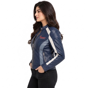 Chaqueta de Cuero para Mujer, Moderna, Duradera, Cómoda y Elegante, con un Diseño Refinado y a la Moda - Product Image 3