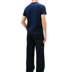 ซื้อเสื้อยืดฮิปฮอปพรีเมียมทรงบ็อกซี่สำหรับผู้ชาย ผ้าฝ้าย 100% สตรีทแวร์ แขนสั้น ลายเรียบ น้ำหนักมาก ทรงหลวมและกว้าง - Product Image 5