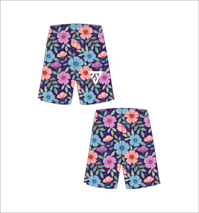 Shorts de Baño para Hombre con Estampado Floral, Cintura Elástica, Tejido Transpirable - Product Image 1