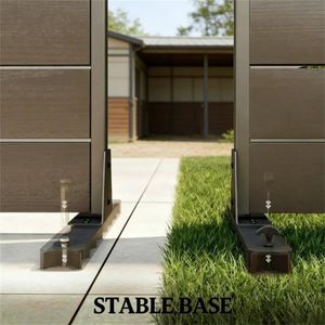 Schermo per la privacy da esterno marrone a 6 pannelli, divisorio e bloccatore di spazi - Product Image 3