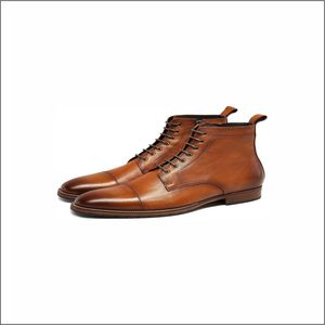 Chaussures en cuir pour hommes, chaussures de bureau, chaussures de mariage, chaussures habillées formelles pour hommes - Product Image 5