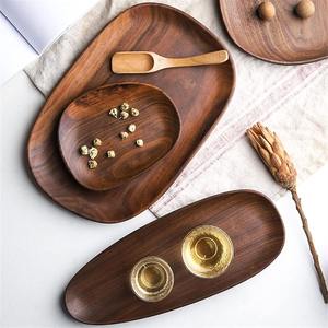 Juego de platos de madera para servir la cena, la mejor opción en platos y vajilla de madera de lujo para la cocina, juegos de vajilla ecológicos. - Product Image 3