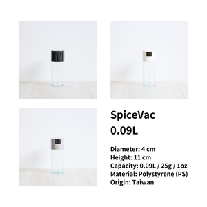 Tarro de especias de PS de grado alimenticio hermético de 0.06L, a prueba de humedad, antigrumos, resistente a fugas, con inserto agitador para almacenamiento de pimienta en la cocina - Product Image 2