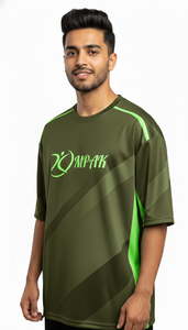 เสื้อยืดโอเวอร์ไซส์พิมพ์ลายแบบซับลิเมชั่น แฟชั่นลำลองแนวสตรีทสำหรับผู้ชาย - Product Image 5