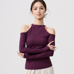Camiseta Deportiva de Manga Corta para Mujer, de Secado Rápido, Elástica, para Yoga, Fitness, Gimnasio, Entrenamiento, Ropa Deportiva - Product Image 3
