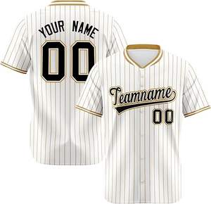 Camiseta de Béisbol Unisex Personalizada de Alta Calidad con Nombre del Jugador, Logotipo Frontal, 2 Botones, Transpirable, Absorbe la Humedad, Talla Grande, Secado Rápido - Product Image 4