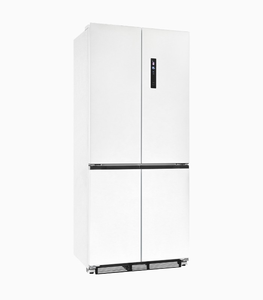 Réfrigérateur à congélateur bas de grande capacité 320 L, blanc, électrique, à refroidissement direct, avec dégivrage automatique, pour la maison, l'hôtel et le commerce - Product Image 2