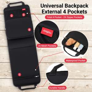 Large <b>Backpack</b> Organizer Insert | Multi Pocket Bag Organizer | FlexPack Plus - Product Image 2