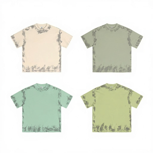 T-shirts de sport pour hommes les plus vendus au Pakistan, nouvelle mode, légers, personnalisés, effet délavé, pour l'été et les occasions décontractées - Product Image 5