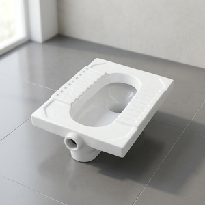 Vistaar Public Use <b>Ceramic</b> Squatting Toilet <b>Pan</b> CT <b>Pan</b> Porcelain WC Commode Bathroom Sanitary Ware Export Quality - Product Image 6