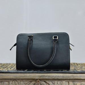 Bolso de Mano de Cuero de Lujo y Estilo Speedy con Diseño a Cuadros Verde Azulado y Floral Marrón, Panel de Cuero Vacuno Duradero con Bordado - Product Image 2