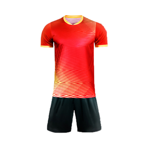 Custom Sublimated Soccer Jersey Set Pink Gradient Crew Neck Short Sleeve Moisture Wicking Men Adult Regular Fit - Product Image 2