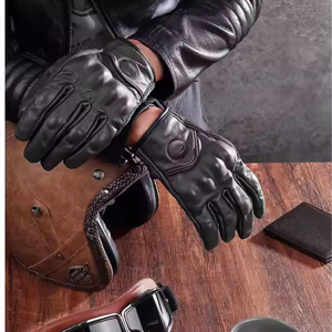 Guantes de Motociclismo de Piel Vacuna Auténtica, Ligeros, Deportivos, con Agarre Completo, Unisex, Nueva Llegada - Product Image 6