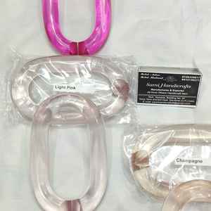 Cadena decorativa de resina epoxi hecha a mano contemporánea, pieza de arte decorativa de resina para pared a bajo precio. - Product Image 5