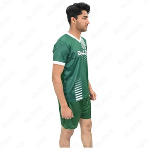 เสื้อฟุตบอลย้อนยุคสไตล์วินเทจ ระบายอากาศได้ดี ผลิตจากโพลีเอสเตอร์ 100% ยืดได้สี่ทิศทาง ป้องกันรังสียูวี ปรับแต่งชื่อทีมได้ - Product Image 5