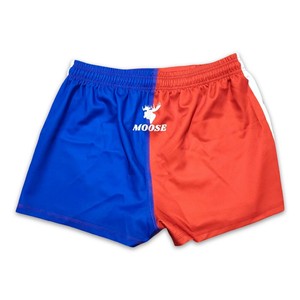 Pantalones Cortos de Sambo Rojos y Azules con Bloques de Color, de Secado Rápido, Unisex, para Artes Marciales, Talla Adulto Regular - Product Image 2