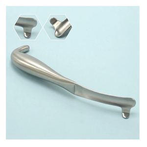 Écarteur à encoche sigmétique Bauer en acier inoxydable chirurgical de qualité supérieure, 8 pouces, crochet droit, pour usage intra-oral, mandibulaire, maxillo-facial et orthognathique - Product Image 6