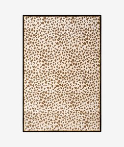 Tapis rectangulaire abstrait en laine Krafterscustom, moelleux, tufté, lavable, avec envers antidérapant en polypropylène, pour salon, gris - Product Image 4