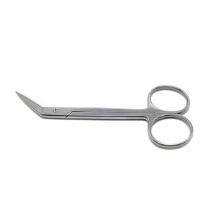 Dental Surgical Angled Iris Scissors 7" Manual Ergonomic Reusable Stainless Steel <b>Instruments</b> CE ISO Certified By Grip Surgical - Product Image 3