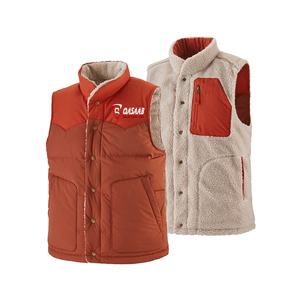 Chaleco de Moda para Hombre, Chaqueta Sin Mangas con Cierre Completo, Diseño de Parches, Chaleco de Invierno con Logotipo - Product Image 6