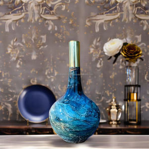 แจกันดอกไม้สเตนเลสทรงสูงทันสมัยสำหรับงานแต่งงานงานวันเกิดหรือตกแต่งบ้านสำหรับตกแต่งโต๊ะ - Product Image 3