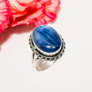 Meilleure qualité 925 argent Sterling réglable à la main bague pierres précieuses mariage et anniversaire bijoux cadeau pour la mère - Product Image 2